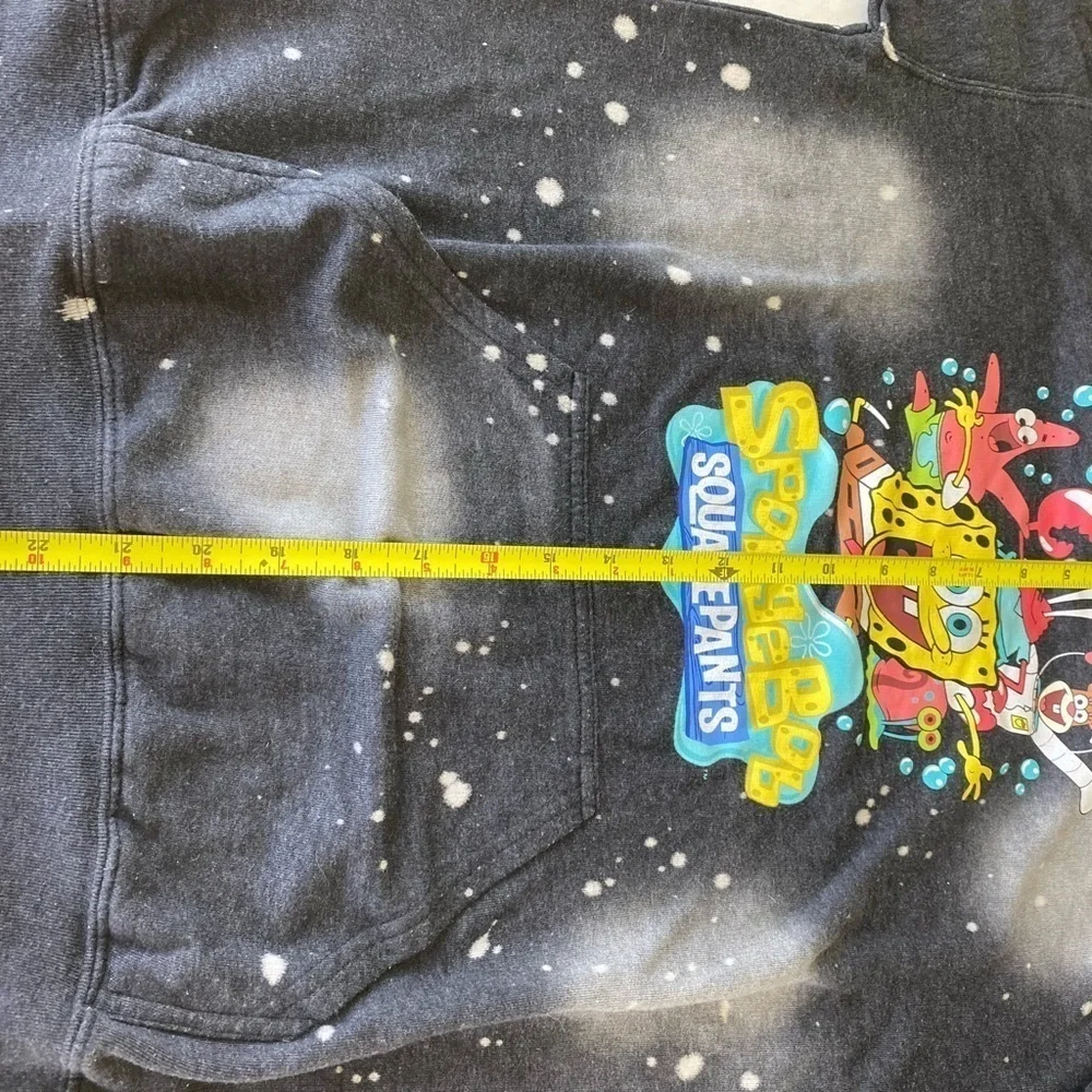 NICKELODEON Sponge Bob Square Pants Hooded Sweatshirt Unisex Size Small - Picture 6 of 8